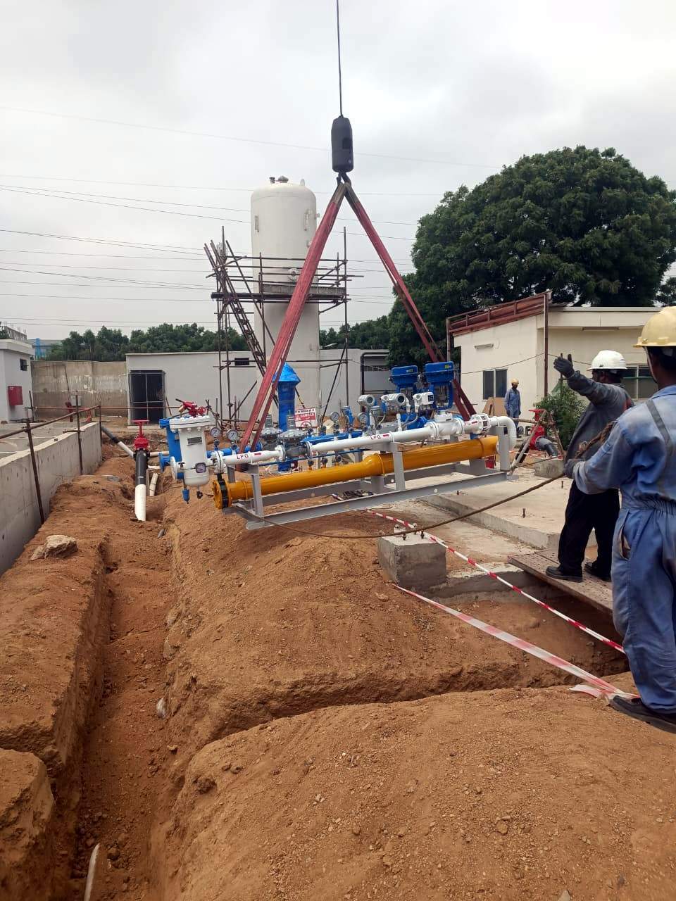 Piping Screed Installation